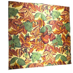 Napkins set of seven Autumn Leaf Pattern Thanksgiving table linens holiday fall